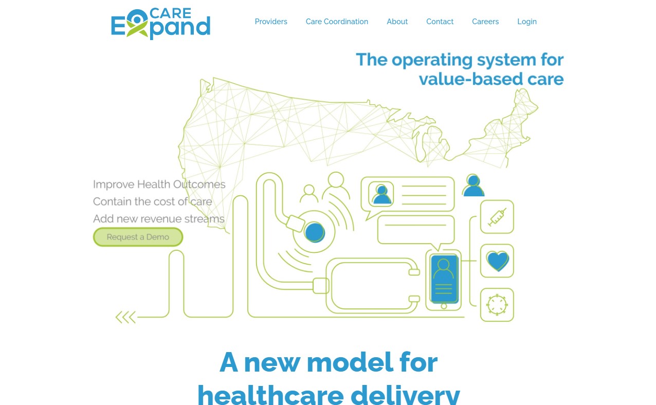 Careexpand landing page